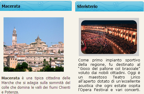 Macerata - Sferisterio: descrizione Macerata - Sferisterio: descrizione